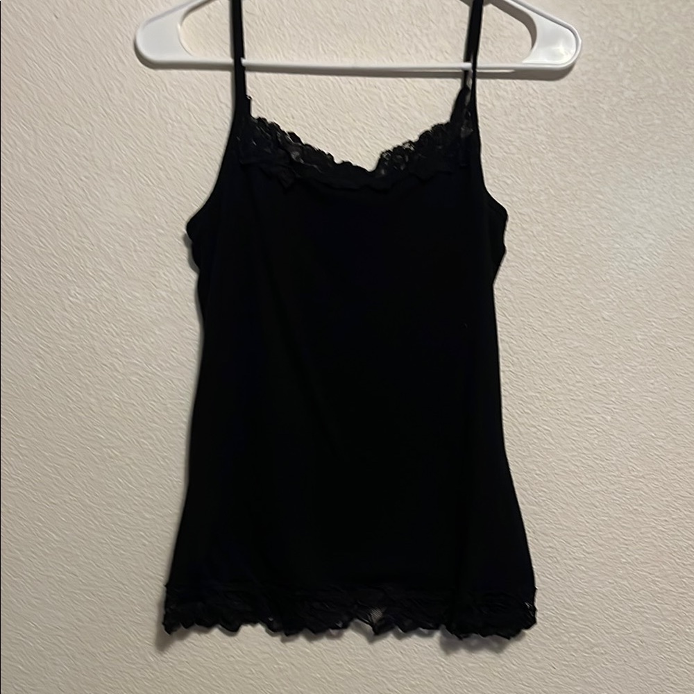 Maurices Black Fitted Camisole Top